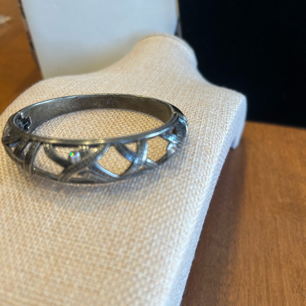 Brighton Silver hinged  Women's Bracelet